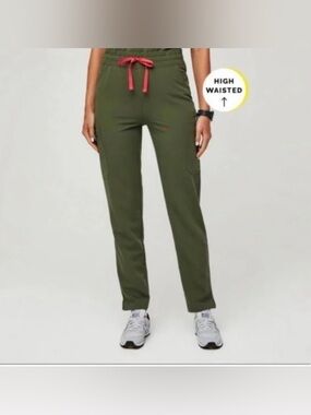 Figs High Waisted Yola Skinny Spruce LIMITED EDITION Scrub Pants Size S/P PO2043